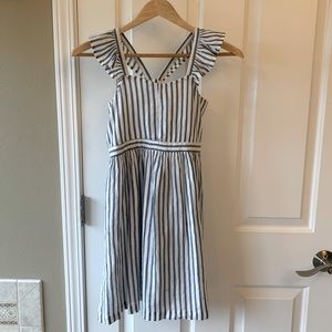 GAP Kids Size L (10) Girls Cotton Striped Dress